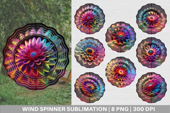 3D Daisy Flower Neon Light Wind Spinner: A Versatile Addition to Creative and Decorative Workflows