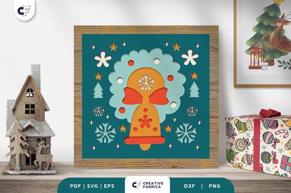 Discover the Nordic Christmas Bell 3D SVG: A Unique Addition to Your Holiday Decor