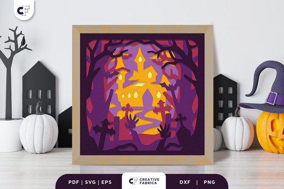 How to Create a Spooky Halloween Scene with Zombie Hand in Haunted Forest 3D SVG